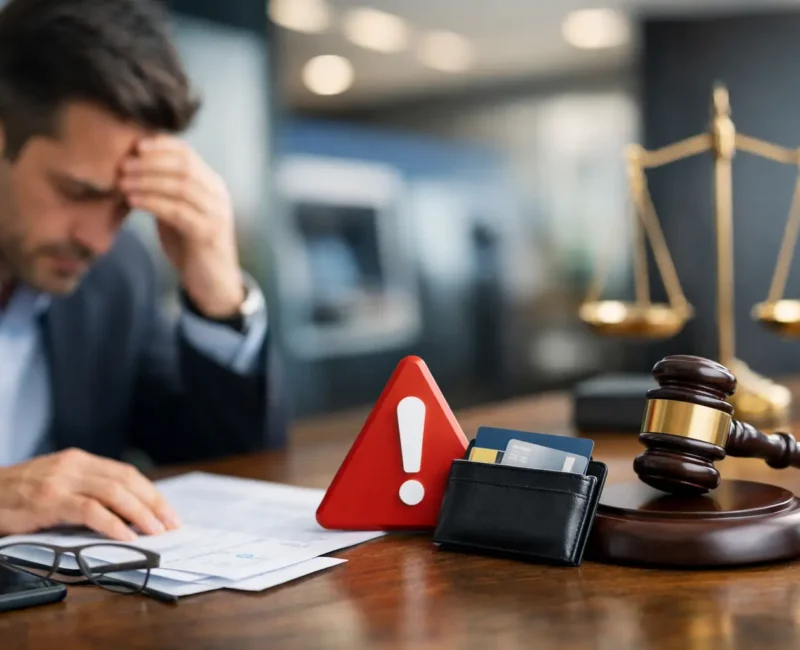 Negativação indevida por banco e seus direitos