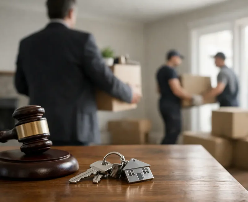 Como funciona a desocupação de imóvel leiloado