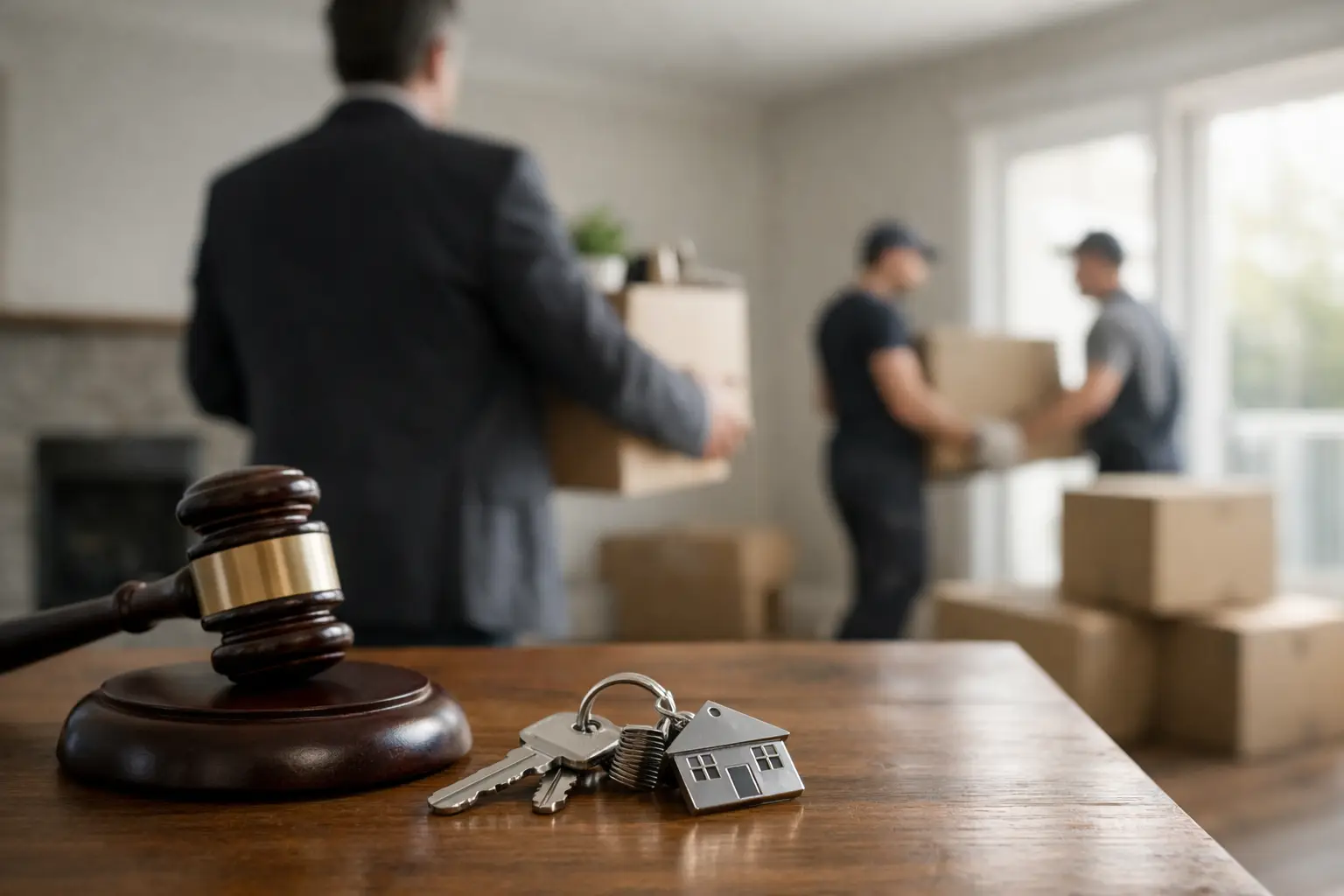 Como funciona a desocupação de imóvel leiloado